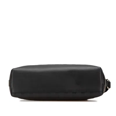 Pre-owned Louis Vuitton Damier Infini Black Onyx Leather Shoulder Bag ()