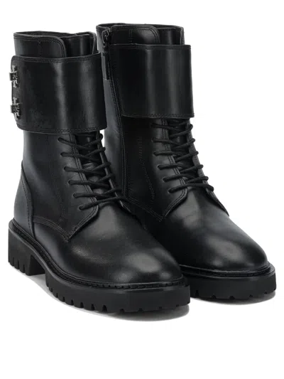 Tory Burch Stylish Lace-up Ankle Strap Booties In Black