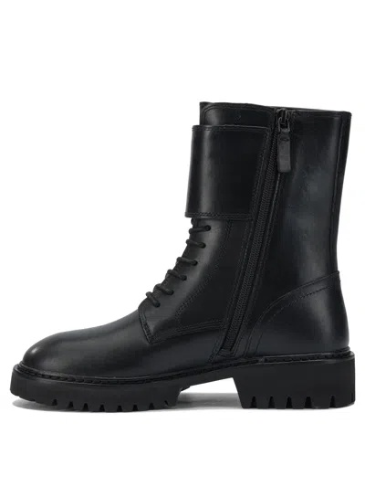 Tory Burch Stylish Lace-up Ankle Strap Booties In Black