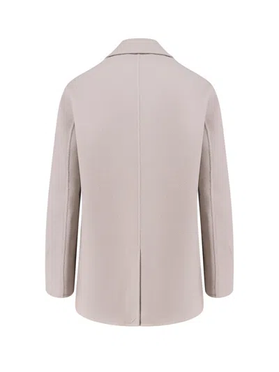 Paltò Ariella Double-breasted Wool Coat In Multi