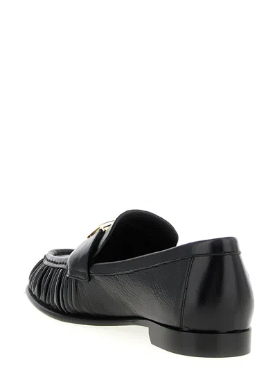 Fendi Baguette Loafers Black In Multi