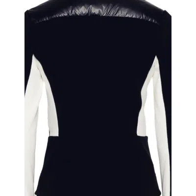 Moncler Grenoble Padded Cardigan In Black
