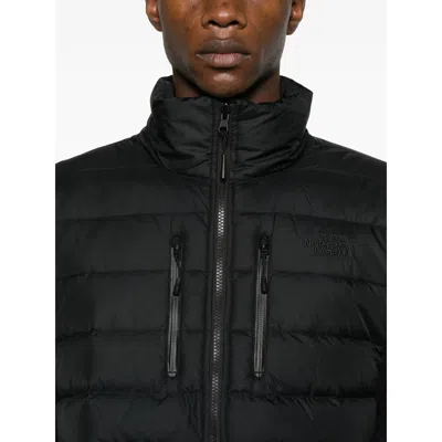 The North Face Mens Black Rmst Denali Tek High-neck Fleece-down Jacket Xl In Multi