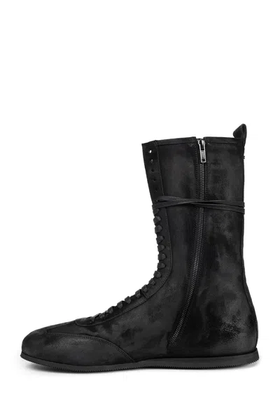 Ann Demeulemeester Fides High-top Boxing Sneakers In Multi