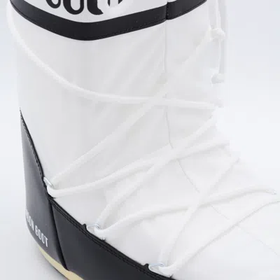 Moon Boot Icon Shell And Faux Leather Snow Boots In Multi