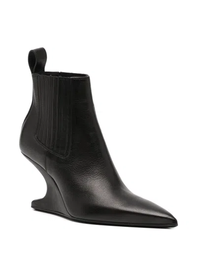 Rick Owens Boots Blacks And Greys In Multi