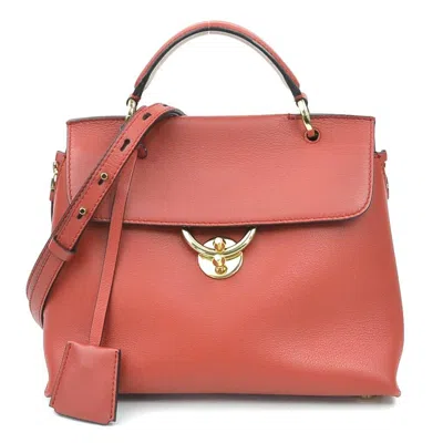 Pre-owned Ferragamo Ivory Color Leather Handbag Shoulder Bag () In Multi