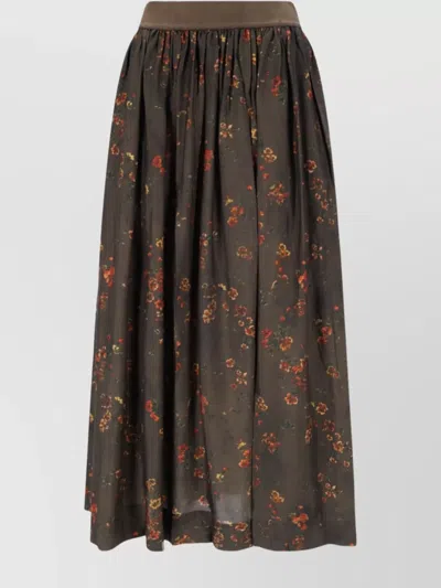 Uma Wang Knee Length And Midi Skirts In Brown