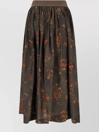 Uma Wang Knee Length And Midi Skirts In Brown