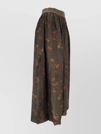 Uma Wang Knee Length And Midi Skirts In Brown