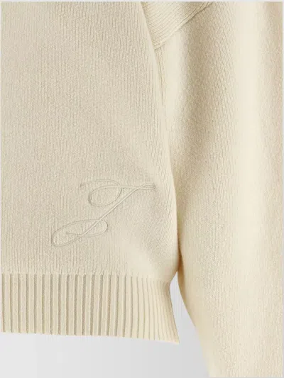 Jacquemus Jersey "ball" In Neutral