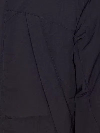 Jg1 Hooded Down Jacket Adjustable Cuffs In Brown