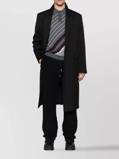 Off-white Comfortable Trousers With Side And Back Pockets In Black