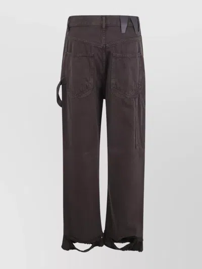 Darkpark Loose Fit Denim Carpenter Trousers In Multi