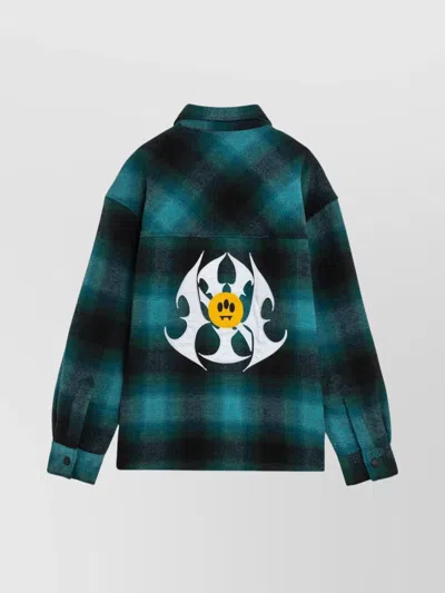 Barrow Padded Flannel Shirt In Multi