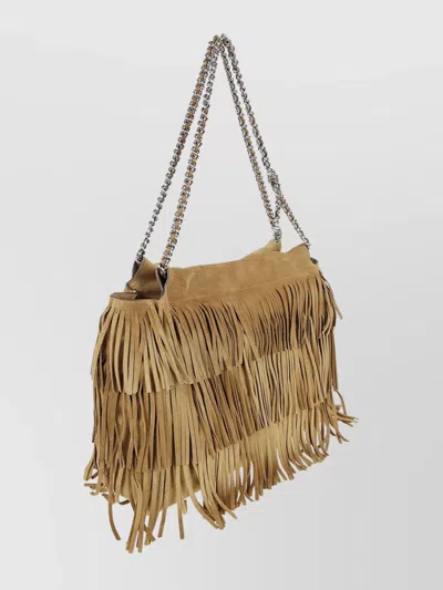 Tory Burch Suede Hobo Bag Chain Strap