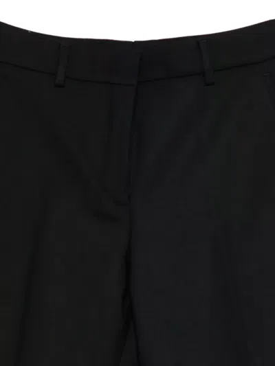 Incotex Tailored Wool Trousers Featuring Pockets In Black
