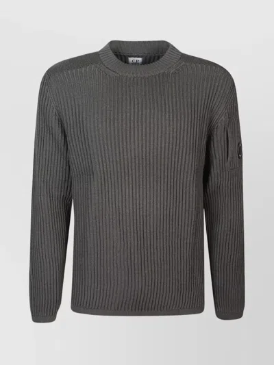 C.p. Company Crew Neck Long Sleeve Knitwear Re-wool In Multi