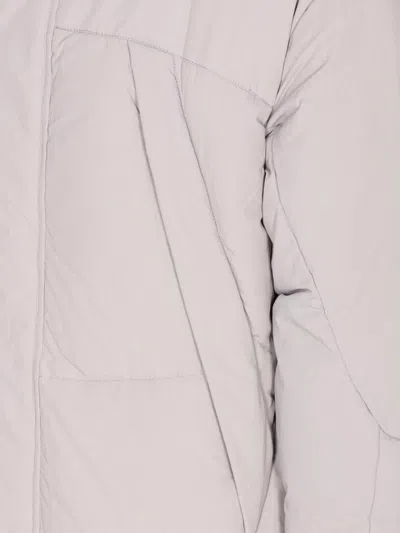 Jg1 Hooded Down Jacket And Pockets In Neutral