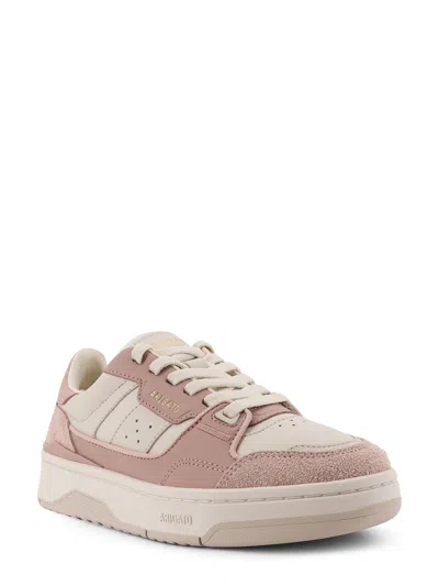 Axel Arigato Clay Low-top Suede And Leather Sneakers In Pink