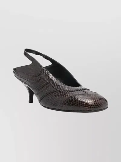 Dries Van Noten Stylish Slingback Kitten Heel Pumps In Black