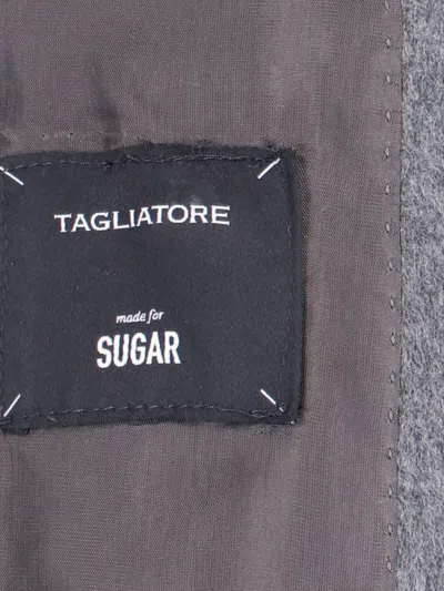 Tagliatore Jasmine Peak-lapels Double-breasted Blazer In Gray