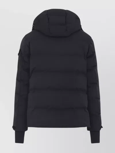 Moncler Grenoble Ski Jacket Montgetech With Hood In Blue