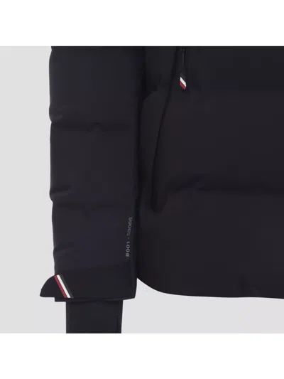 Moncler Grenoble Ski Jacket Montgetech With Hood In Blue