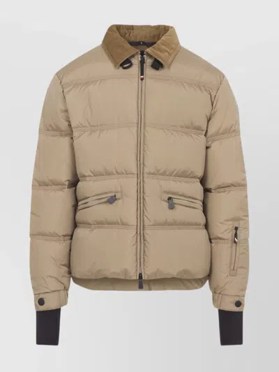 Moncler Grenoble Medium Beige Yunnan Jacket In Brown