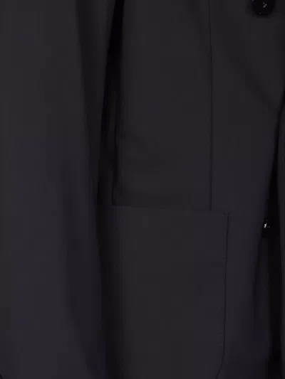 P.m.d.s Eritrea Double-breasted Jacket With Notch Lapel In Blue