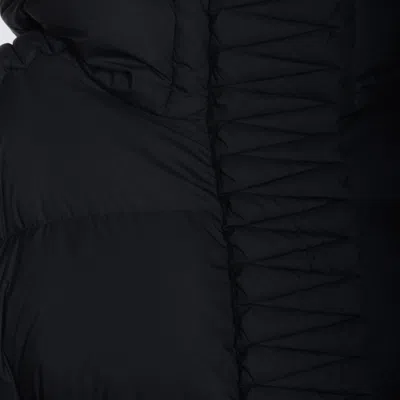 Raxxy Quilted Hooded Puffer Jacket In Black