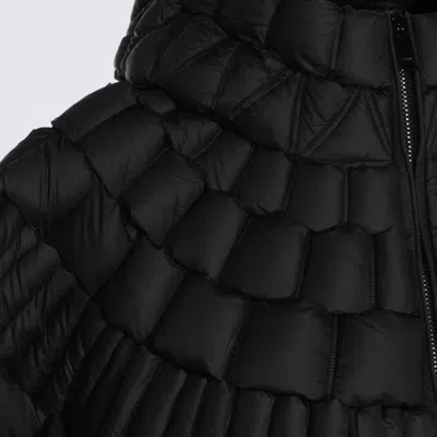 Raxxy 3d Diamond Down Coat In Black