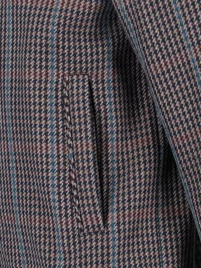 Paul Smith Classic Brown Jacket With Structured Silhouette In Multi