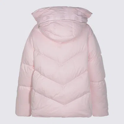 Add Hoodie Down Jacket In Pink