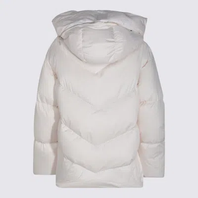 Add White Down Jacket In White