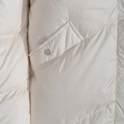 Add Down Coat In Neutral