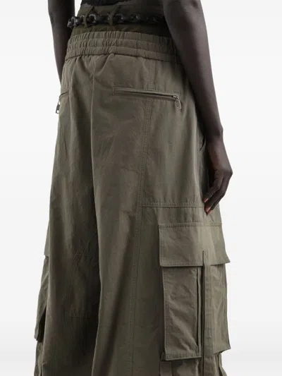 Dolce & Gabbana Waxed Faille Pants In Gray