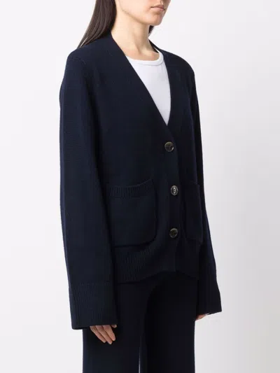 Lisa Yang Danni Cashmere Cardigan In Blue
