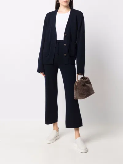 Lisa Yang Danni Cashmere Cardigan In Blue