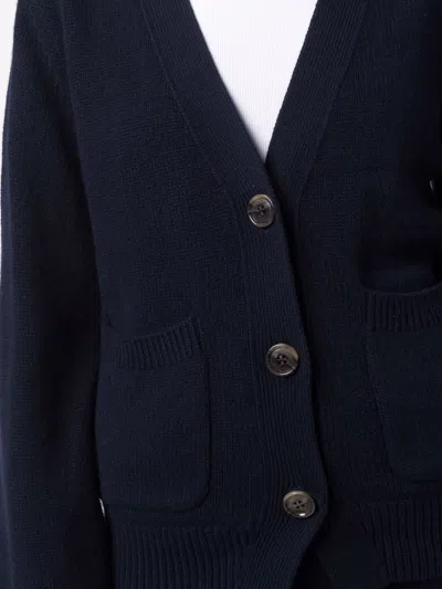 Lisa Yang Danni Cashmere Cardigan In Blue
