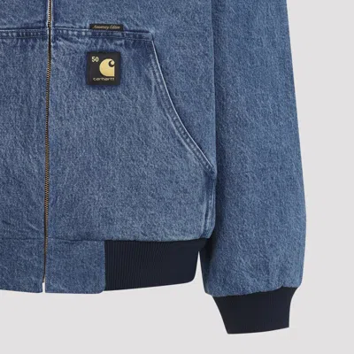 Carhartt 50 Years Anniversary Og Active Jacket Denim Jackets Blue In Blue