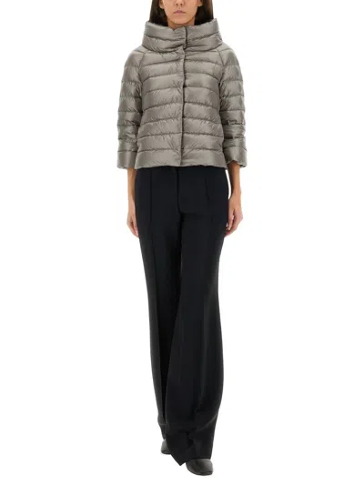 Herno Down Jacket "sofia" In Gray