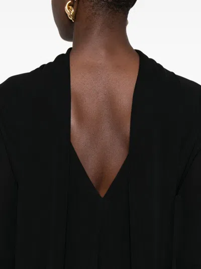 Totême Toteme Long Cape Dress In Black