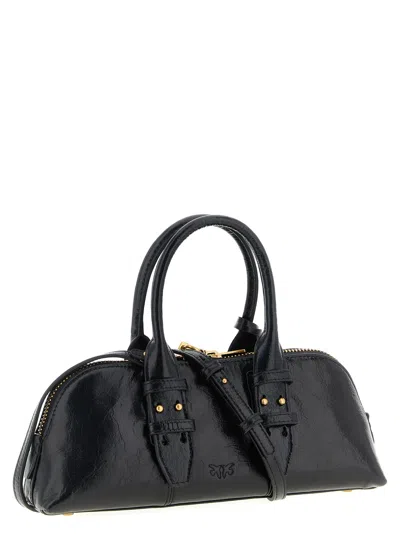 Pinko Small Hand Bag Escape Bag Baguette In Leather In Black