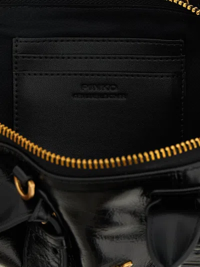 Pinko Small Hand Bag Escape Bag Baguette In Leather In Black