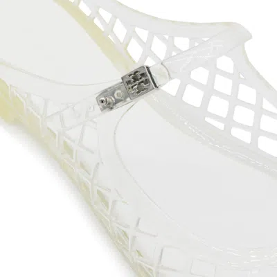 Tory Burch Metallic Sandals With Mesh Design In Multi