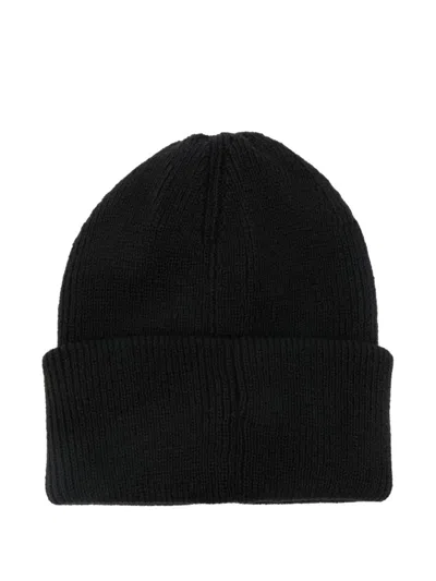 Y-3 Classic Beanie With A Stitched Label At The Front In Black