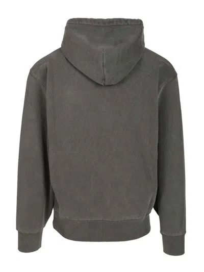 Carhartt Hooded Vista Sweatshirts Black In Gray