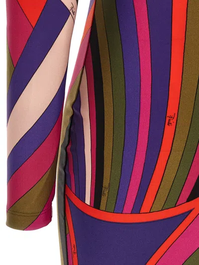 Pucci Iride Dresses Multicolor In Multi