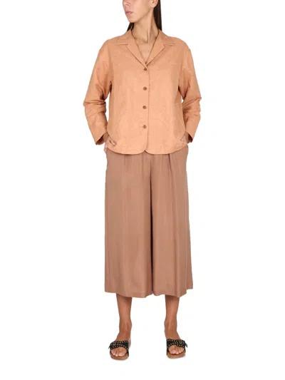 Alysi Jacket Ajoure In Brown